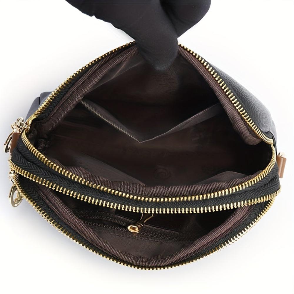 Sac bandoulière Mila Litchi en relief