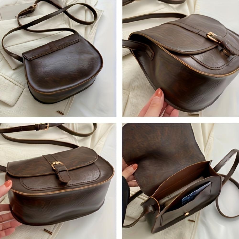 Sac bandoulière classique Evelyn Saddle