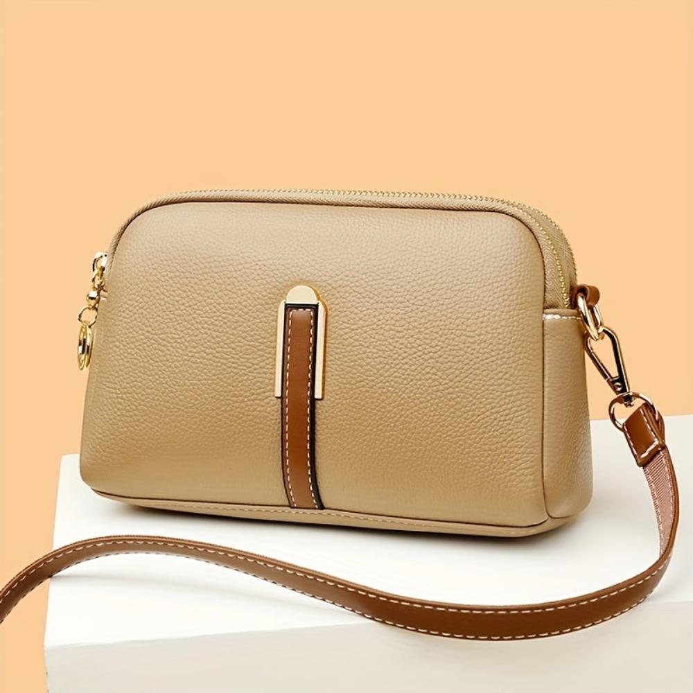 Sac bandoulière Mila Litchi en relief
