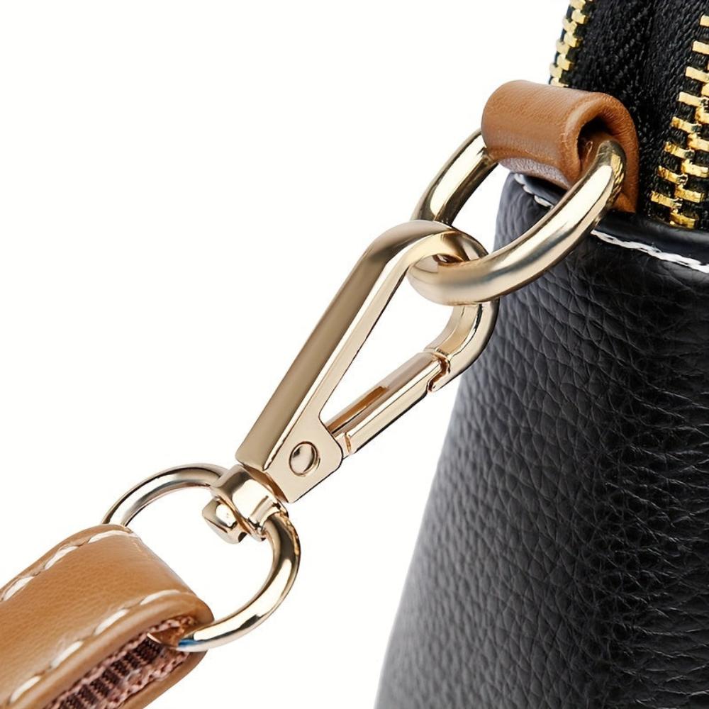 Sac bandoulière Mila Litchi en relief