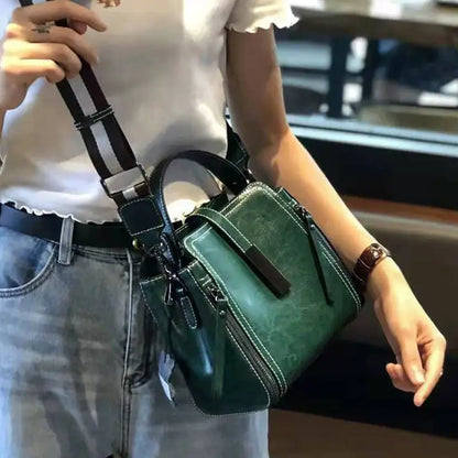 Sac à bandoulière élégant en cuir véritable