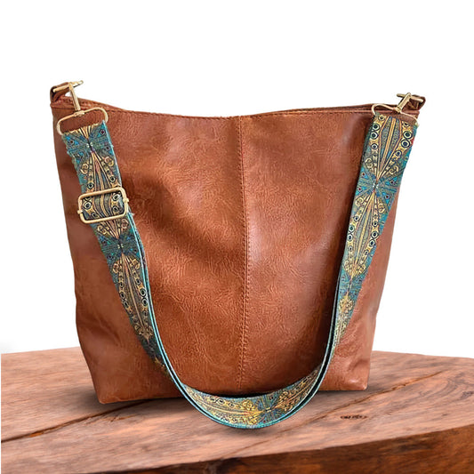 Sac bandoulière en cuir Chelsey's Vintage Charm 