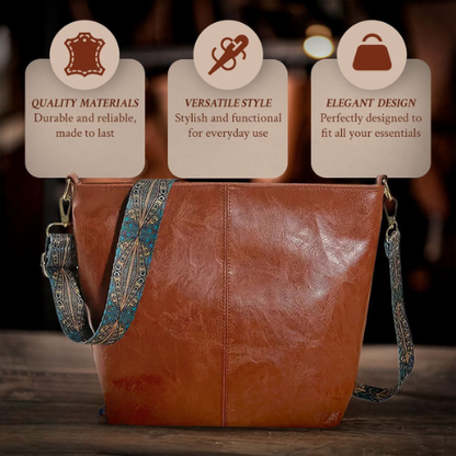 Sac bandoulière en cuir Chelsey's Vintage Charm 