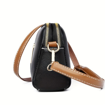 Sac bandoulière Mila Litchi en relief