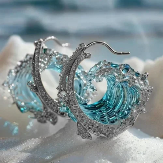 Boucles d'oreilles Le serment de l'océan