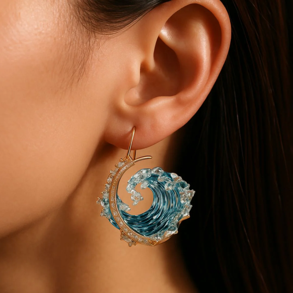 Boucles d'oreilles Le serment de l'océan