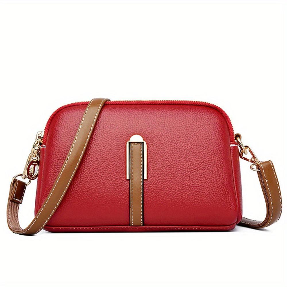 Sac bandoulière Mila Litchi en relief