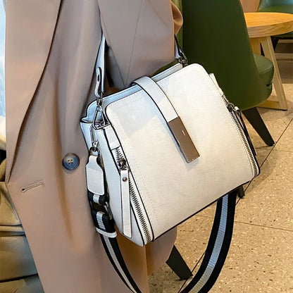 Sac à bandoulière rétro avec bandoulière réglable