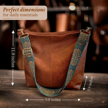 Sac bandoulière en cuir Chelsey's Vintage Charm 