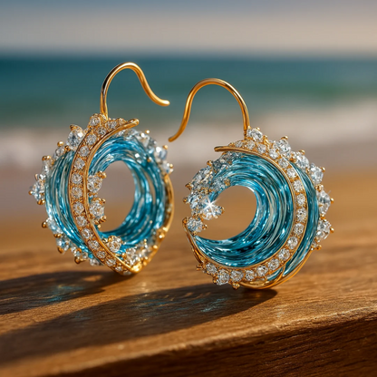 Boucles d'oreilles Le serment de l'océan
