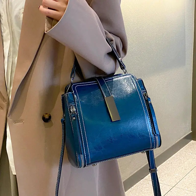 Sac à bandoulière rétro avec bandoulière réglable