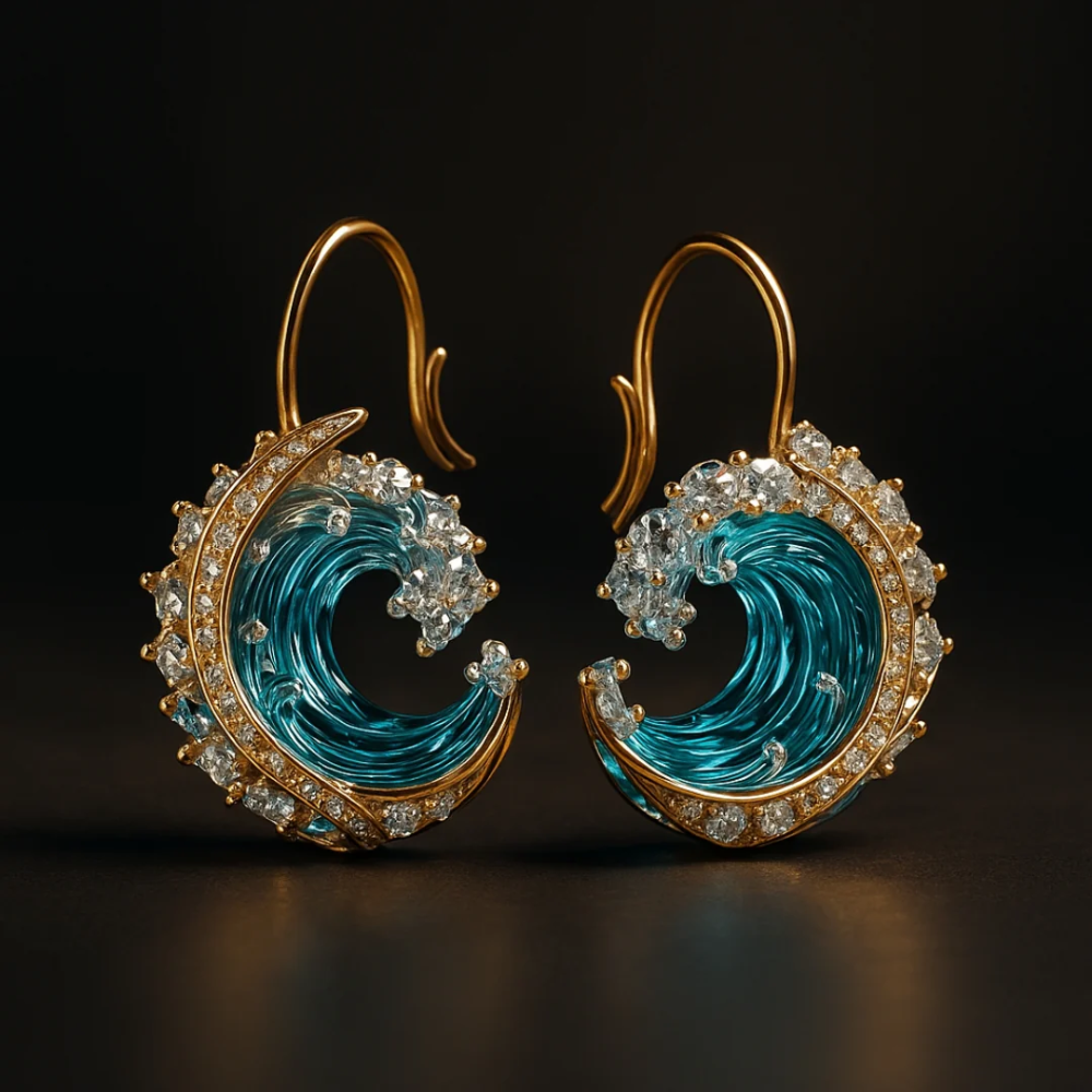 Boucles d'oreilles Le serment de l'océan