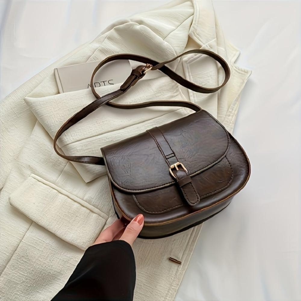 Sac bandoulière classique Evelyn Saddle