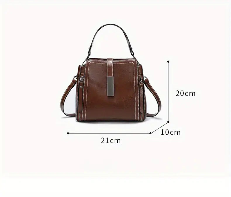 Sac à bandoulière rétro avec bandoulière réglable