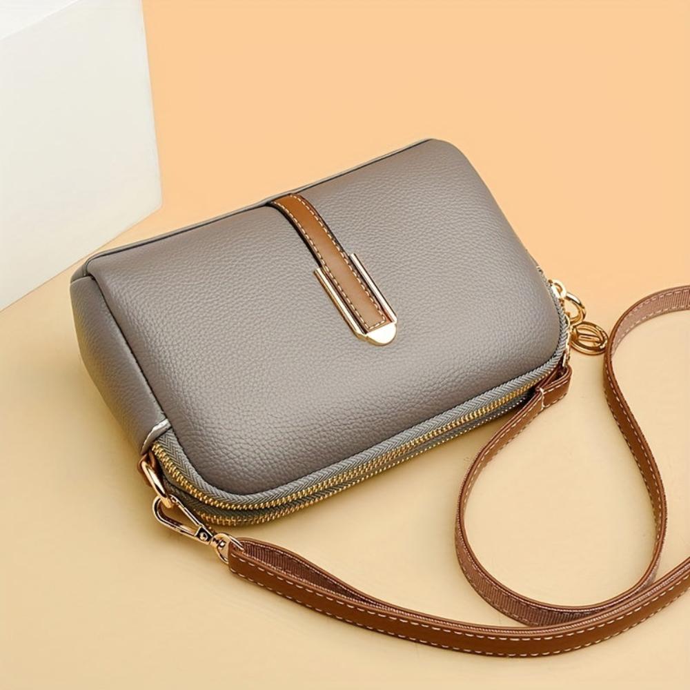Sac bandoulière Mila Litchi en relief
