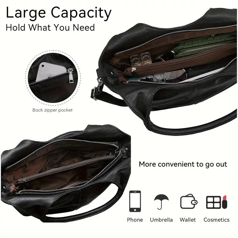 Sac à bandoulière élégant en cuir pour femme