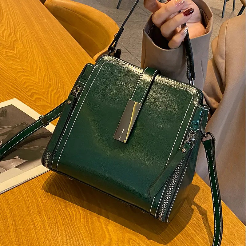 Sac à bandoulière rétro avec bandoulière réglable