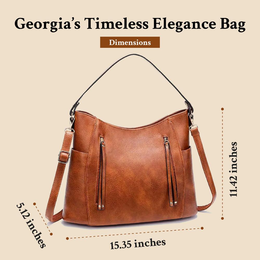 L'élégance intemporelle de Georgia | Sac bandoulière vintage