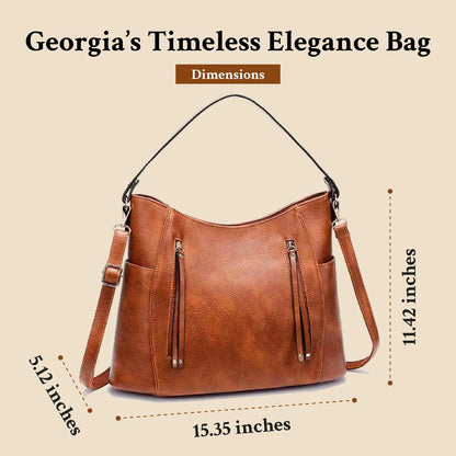 L'élégance intemporelle de Georgia | Sac bandoulière vintage