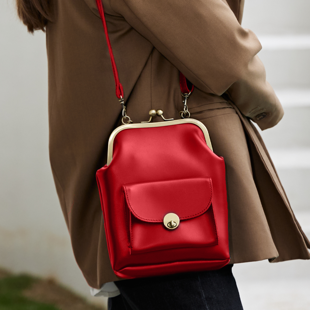 Sac vintage à fermoir à pression - L'essentiel rétro chic de Grace