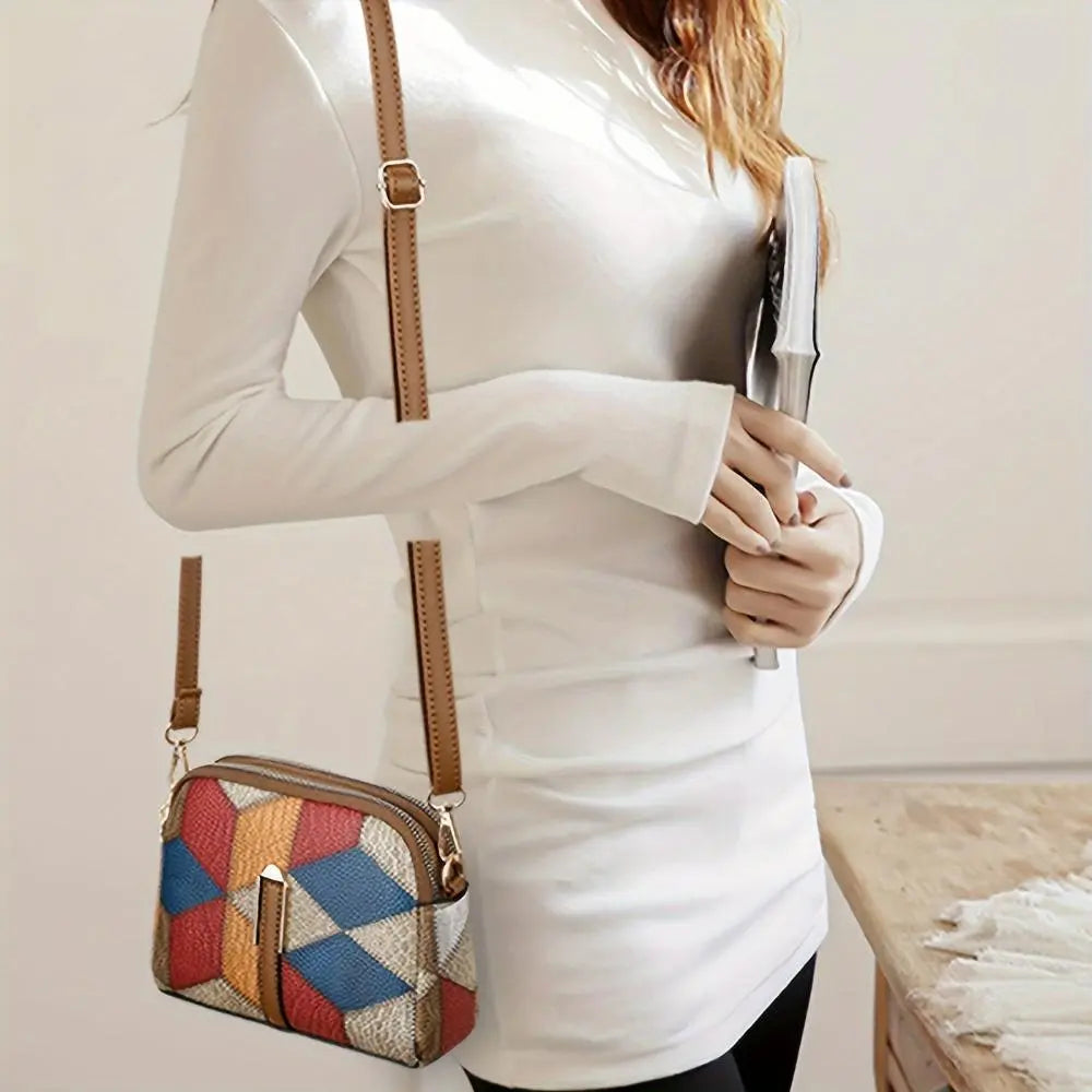 Mini sac bandoulière Luna Patchwork