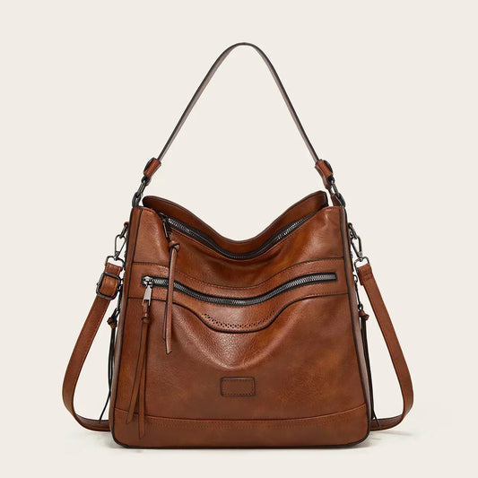 Le charme vintage de Muriel | Sac bandoulière en cuir