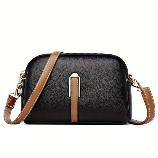 Sac bandoulière Mila Litchi en relief