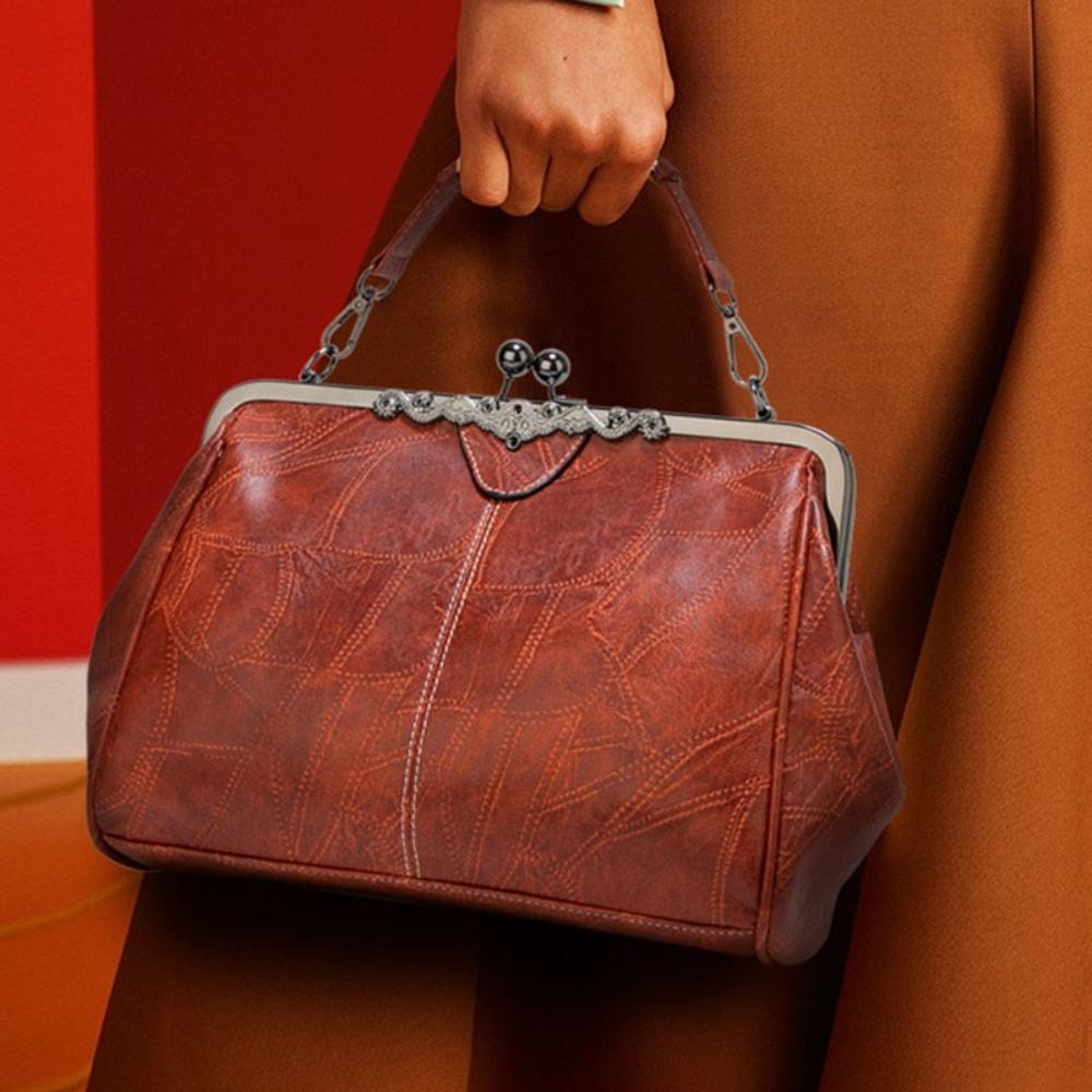 Sac à main vintage à fermeture à glissière