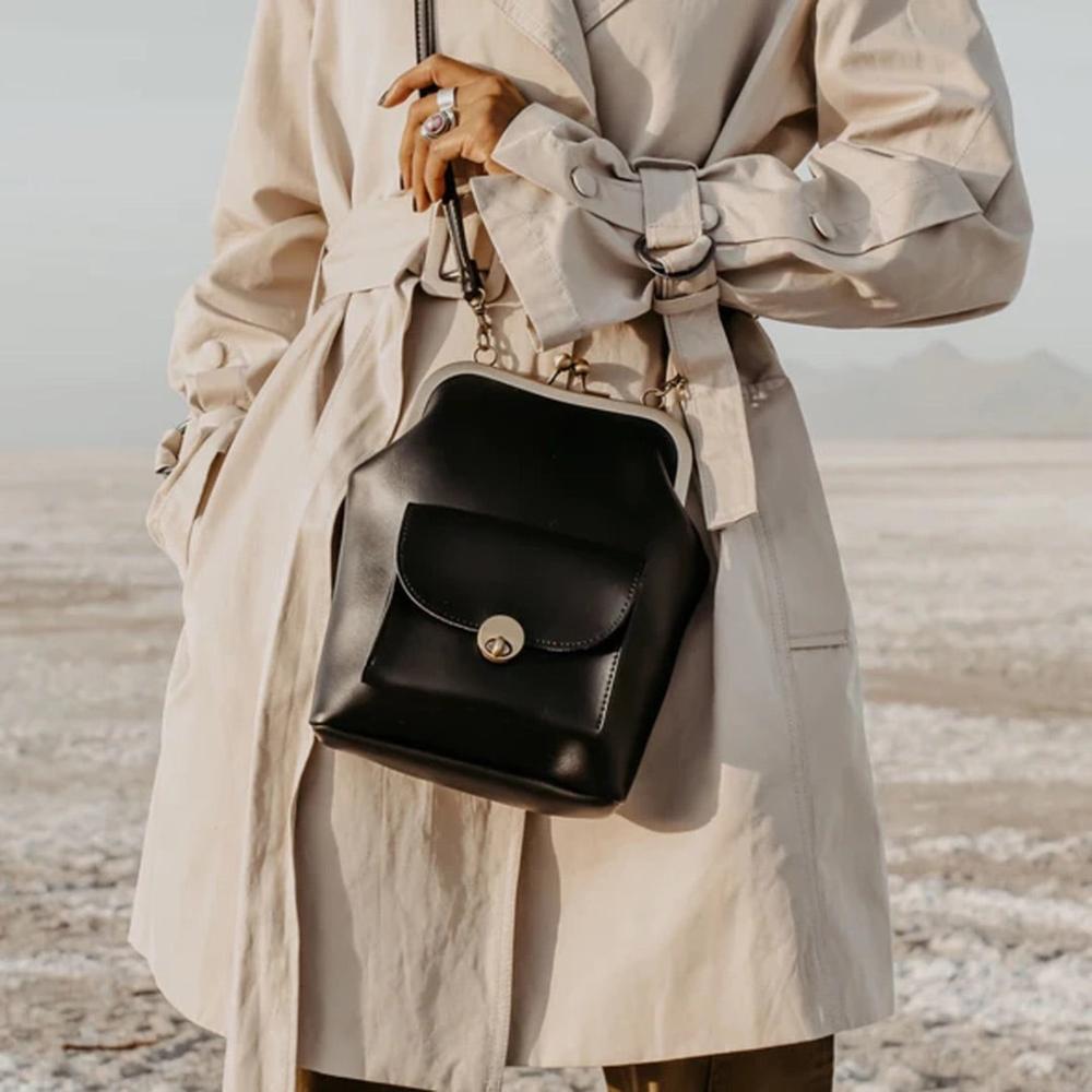 Sac vintage à fermoir à pression - L'essentiel rétro chic de Grace