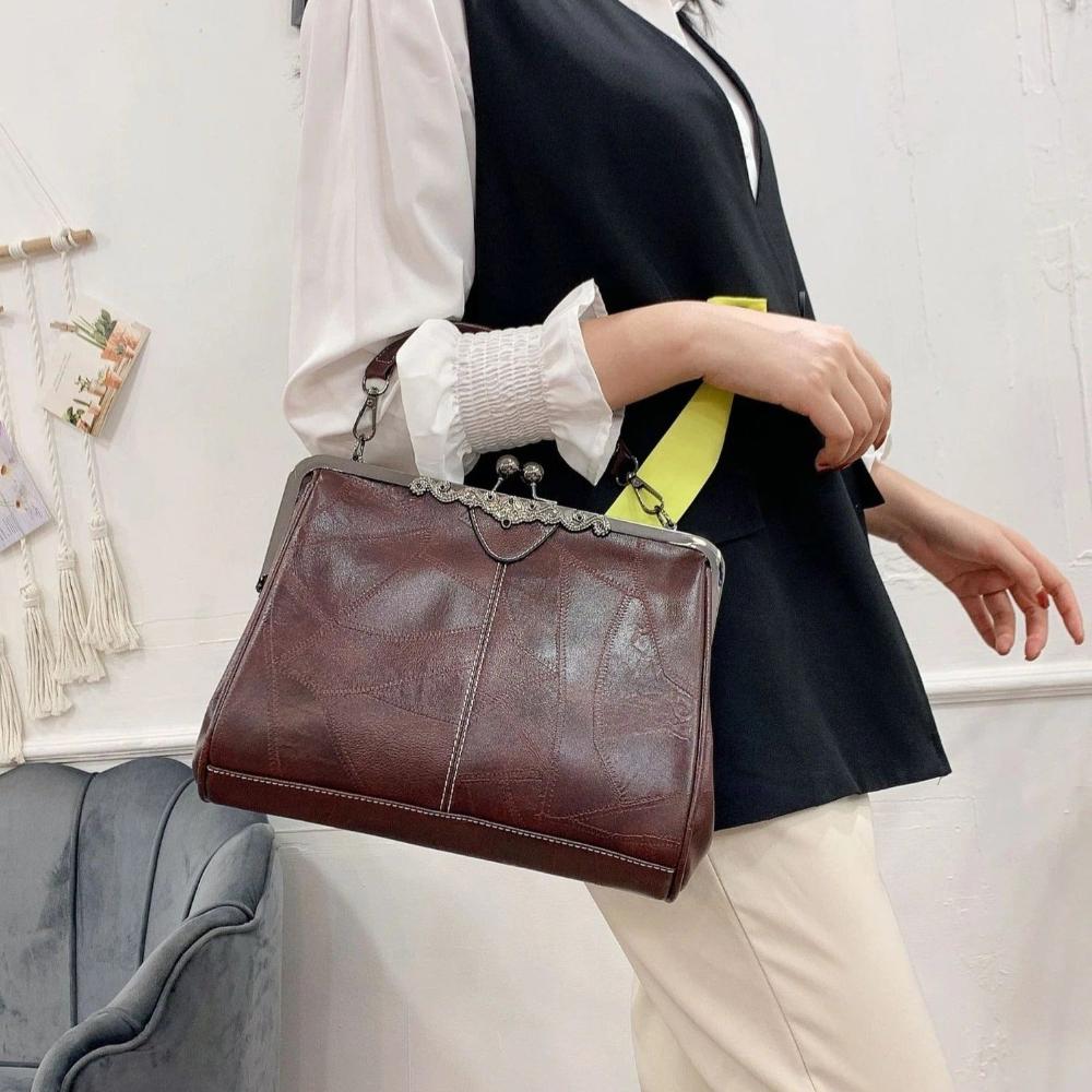 Sac à main vintage à fermeture à glissière