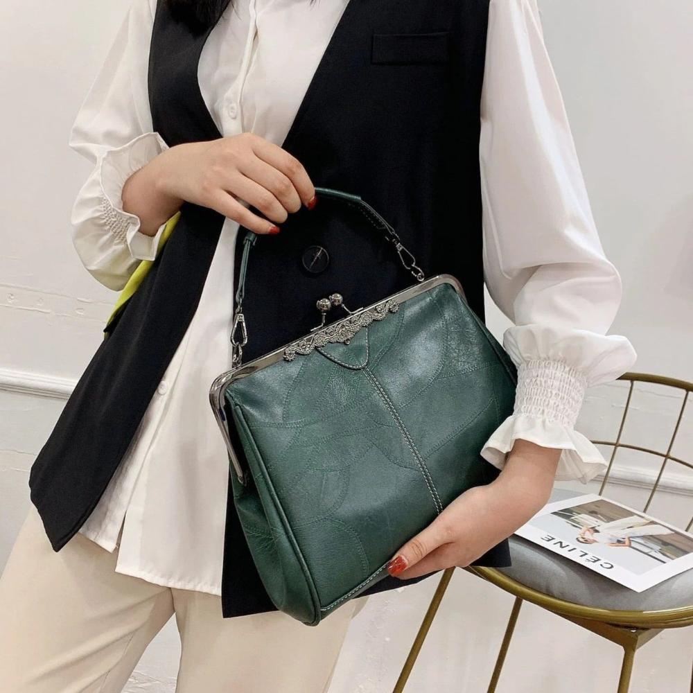 Sac à main vintage à fermeture à glissière