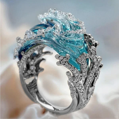 Bague « Serment de l'océan » | Bijoux durables inspirés de l'océan
